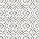 Art Deco Berlin Bianco Dolomite & Grey Marble Polished Mosaic