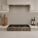 2x2 Solid Light Grey Hexagon Matte Porcelain Mosaic