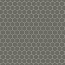 2x2 Solid Dark Grey Hexagon Matte Porcelain Mosaic