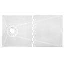 32x60 Prova - Prefabricated Sloped Pan, Off-Set Drain