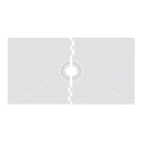 32x60 Prova - Prefabricated Sloped Pan, Center Drain