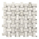 Tweed Turkish Silver Grey w/ Grey Dot Marble Polished Mosaic FINAL SALE