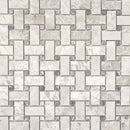 Tweed Turkish Silver Grey w/ Grey Dot Marble Polished Mosaic FINAL SALE