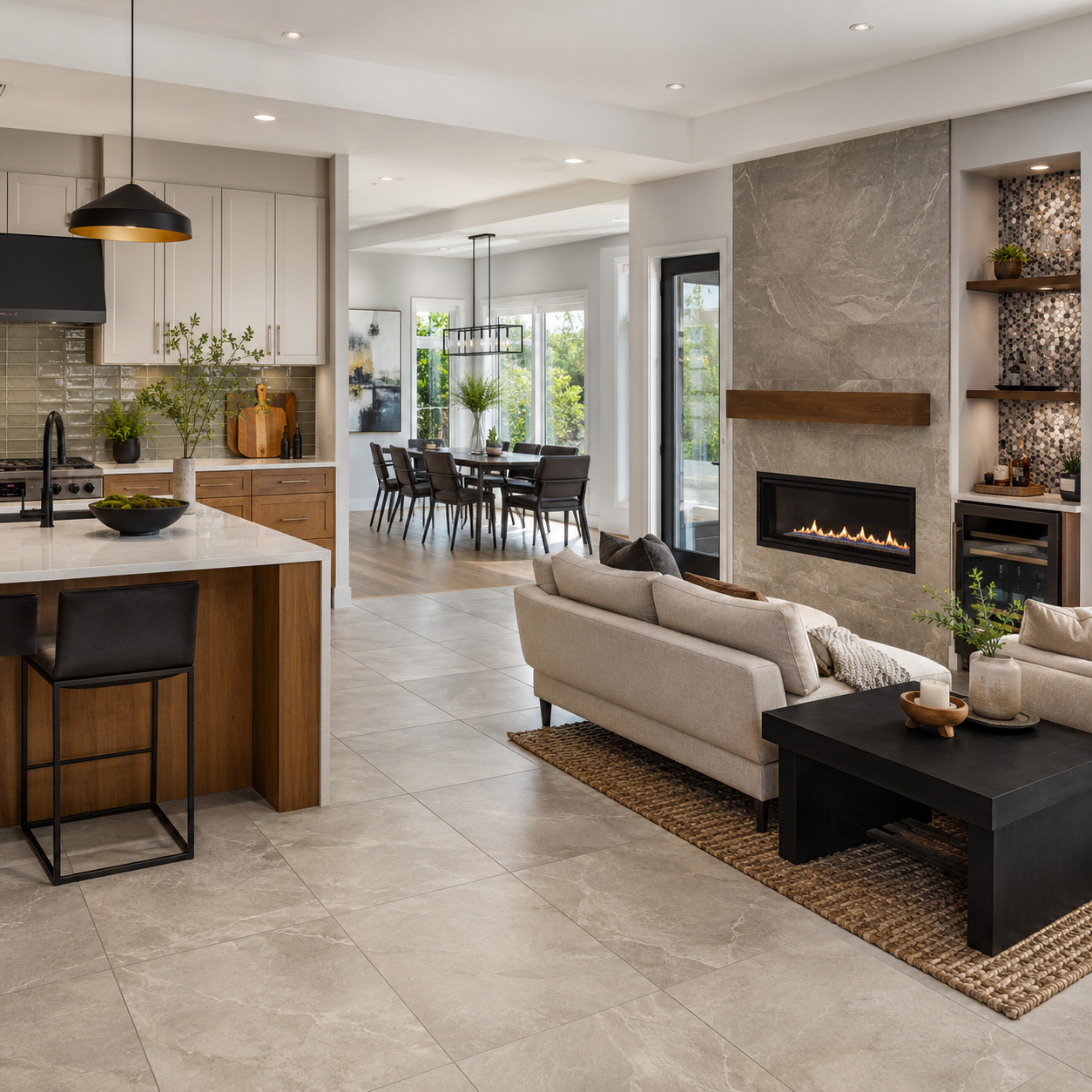 Tile and flooring for a Newmarket home renovation