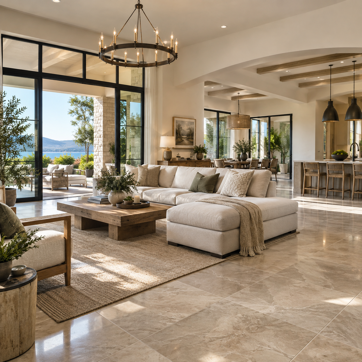 Tile and flooring in a King City home renovation