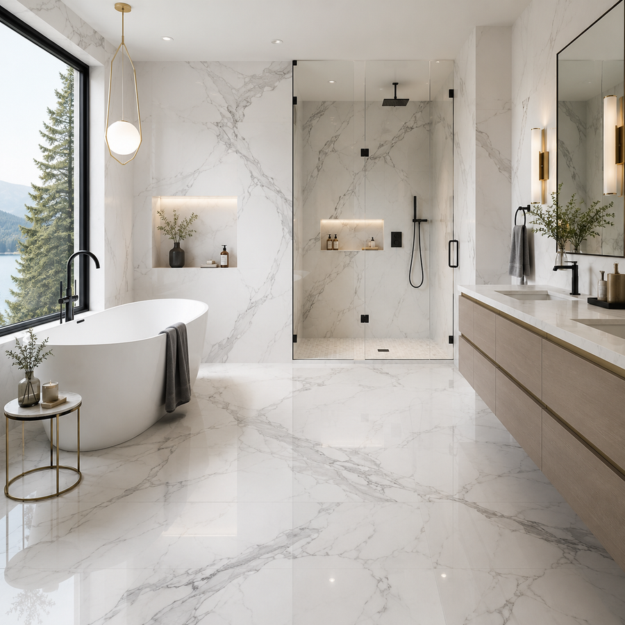 Tile for Quispamsis bathrooms kitchens and entryways