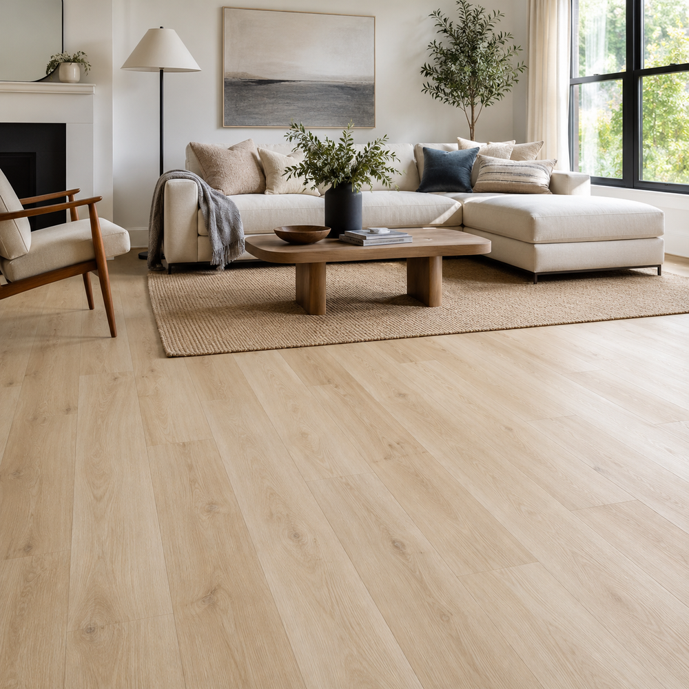 Vinyl flooring for a Burlington basement or living space