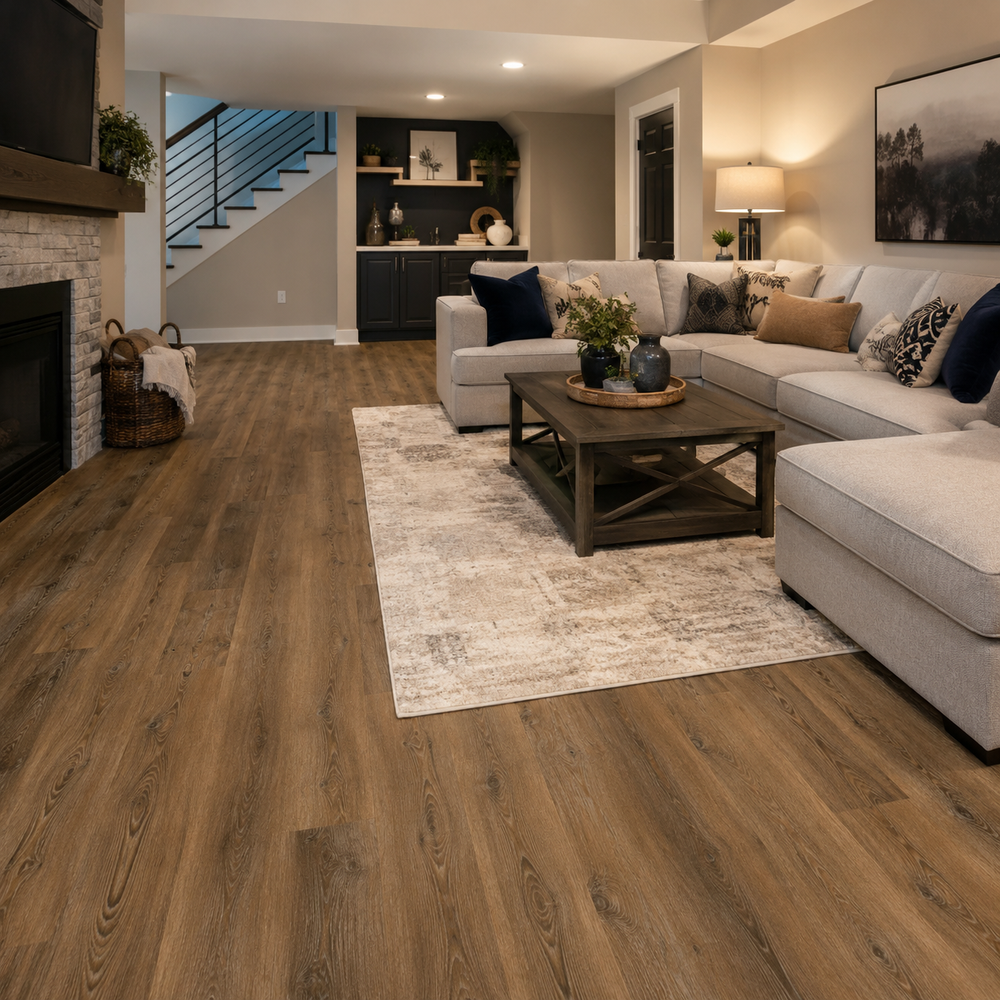 Vinyl flooring for a Newmarket basement or living space