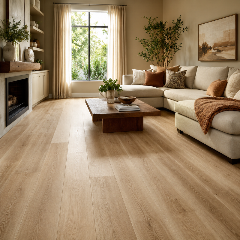 Vinyl flooring options for Shediac cottages basements and rentals
