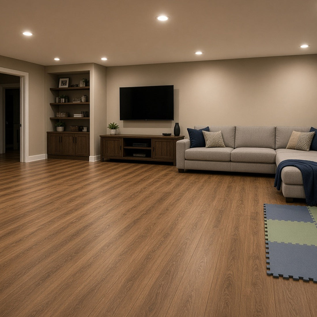 Established Springhill home interior with new flooring