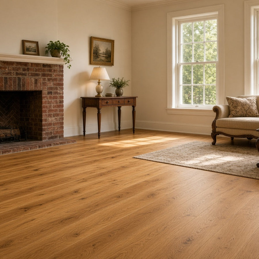 Warm flooring in an older Halton Hills home