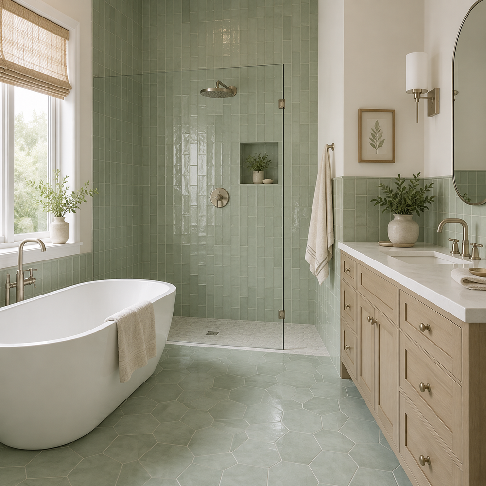 Ceramic wall tile for a Whitby bathroom or kitchen