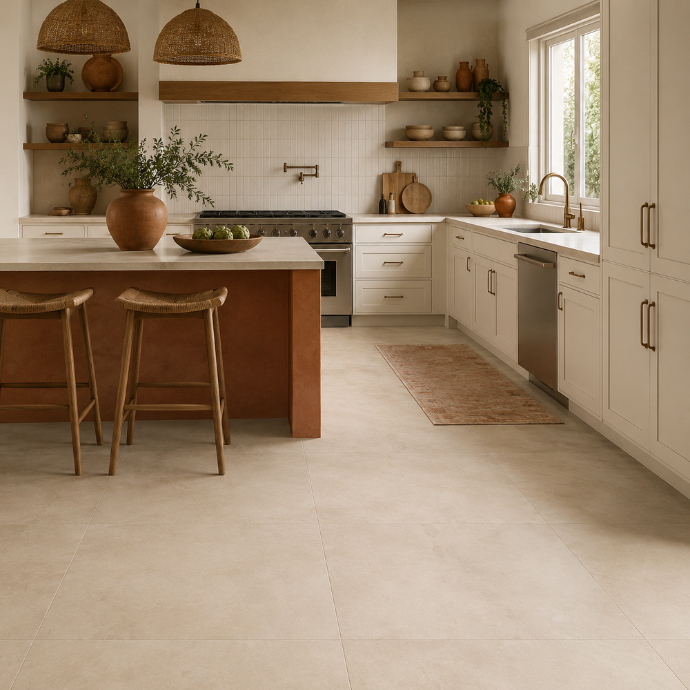 Porcelain tile for a Whitby home renovation
