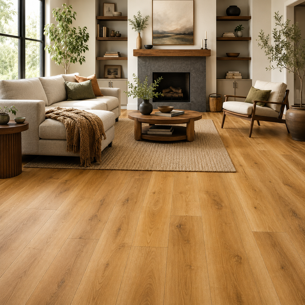 Vinyl flooring for a Whitby basement or living space