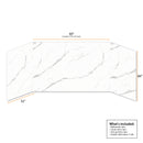 60"x32"x84" (WxDxH) Imperial White Shower Wall Panel Set -KDP3206