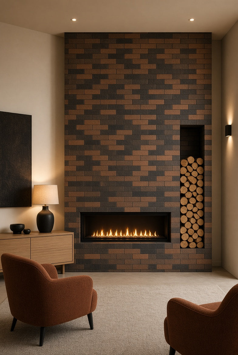 Feature wall tile for a Willowdale home