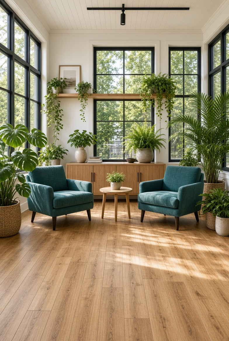 Laminate flooring in a Campbellton living room or bedroom
