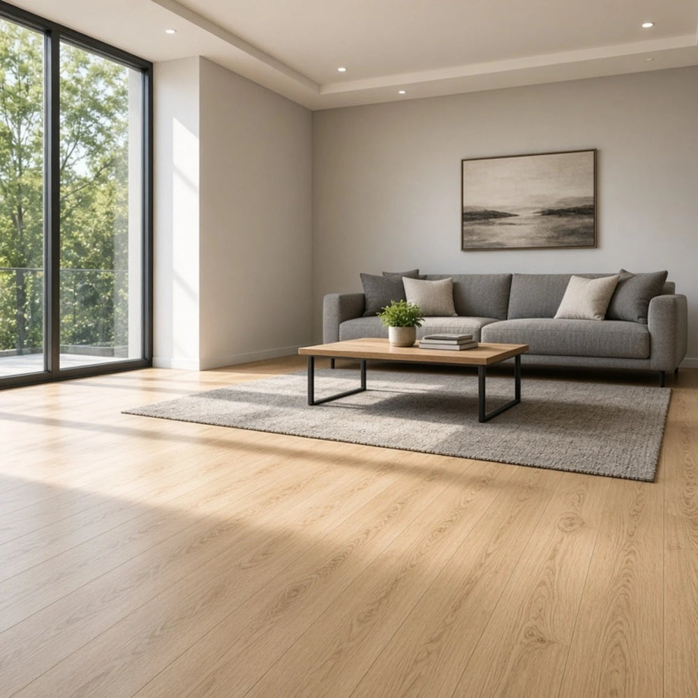 Laminate flooring in an Amherst living room