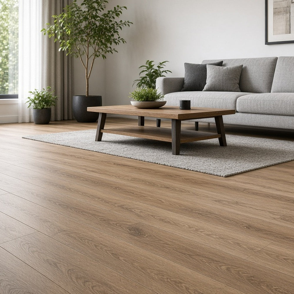 Laminate flooring in an Oshawa renovation