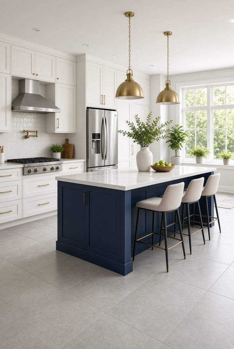 Porcelain tile in a Willowdale home