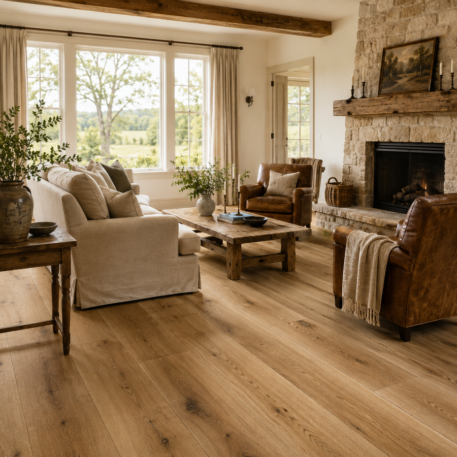 Flooring for a country home