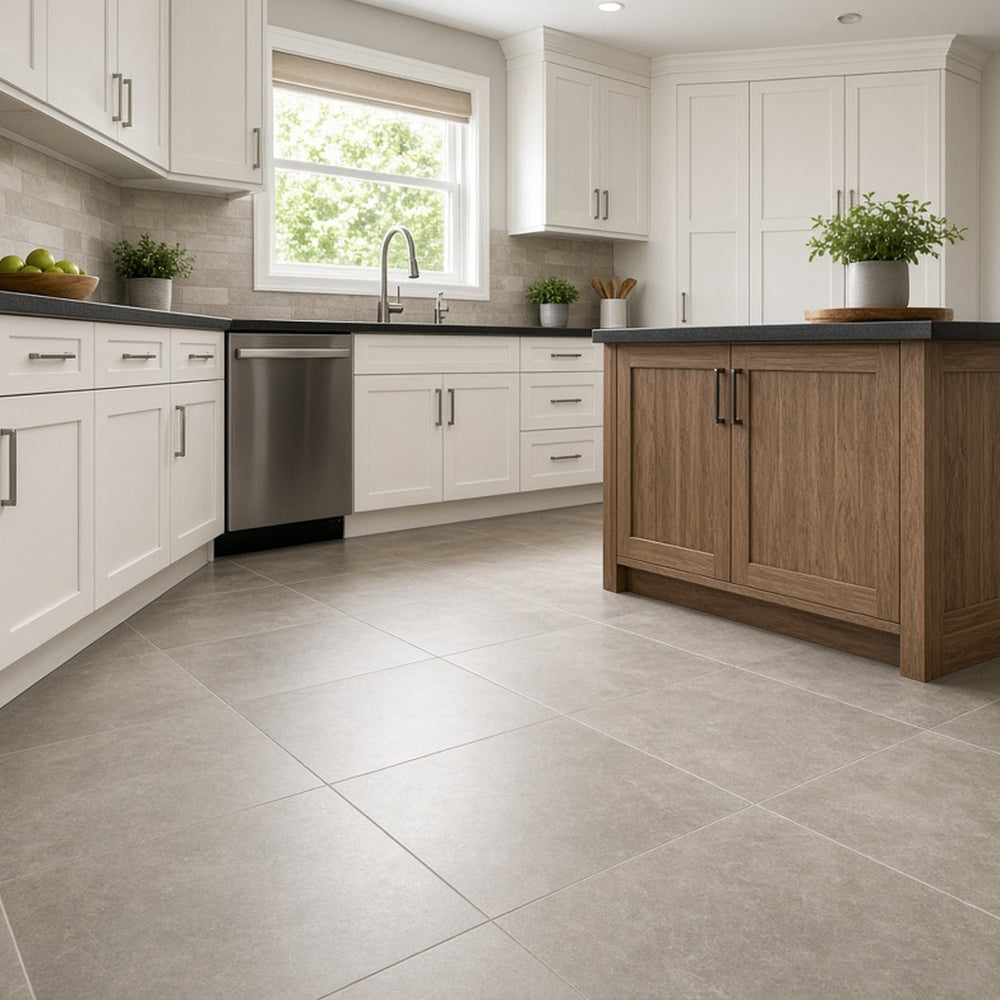 Porcelain or ceramic tile in a Springhill bathroom or kitchen