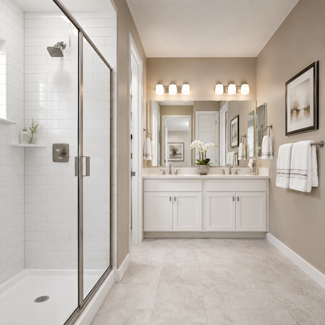 Tile and flooring for a Milton home renovation
