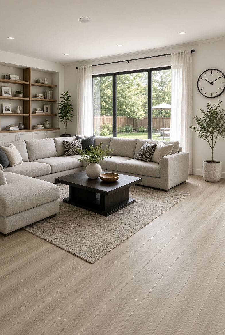 Vinyl flooring in a Halton Hills home