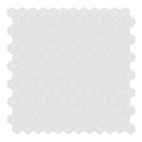 1" Architek Hexagon Classic Grey Matte Glazed Porcelain Mosaic