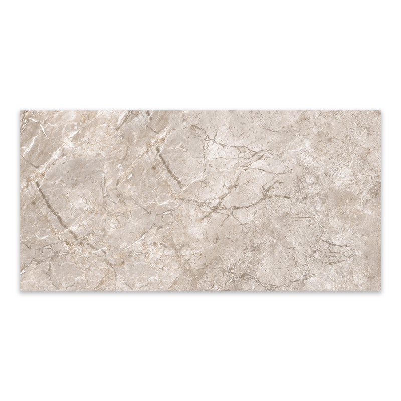 12x24 Azra Terra Taupe Polished Porcelain Tile Final Sale