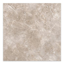 24x24 Azra Terra Taupe Polished Porcelain Tile Final Sale
