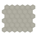 2" Architek Hexagon Taupe Matte Glazed  Porcelain Mosaic