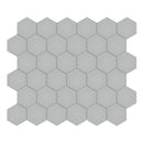 2" Architek Hexagon De Azul Matte Glazed  Porcelain Mosaic