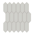 2x5 Architek Dark Grey Picket Glossy Glazed Porcelain Mosaic