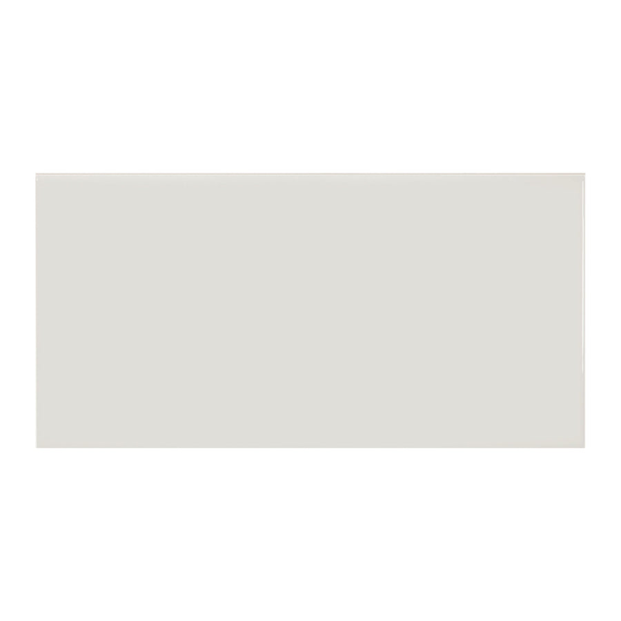 3x6 Architek Light Grey Glossy Ceramic Glazed Tile