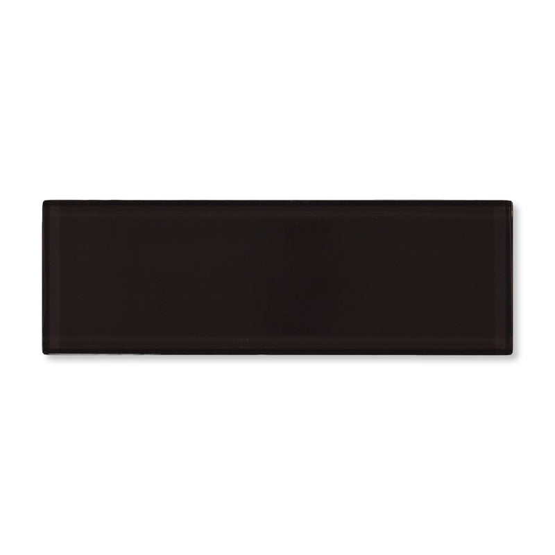 3x9 San Mauro Black Currant Glossy Glass Tile