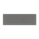 3x9 San Mauro Smoke Glossy Glass Tile