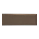 3x9 San Mauro Beveled Java Brown Glossy Glass Tile