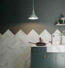 3x11 Madrazo White Porcelain Matte Tile Final Sale