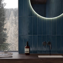 3x12 Ara Moda Navy Blue Glossy Pressed Glazed Ceramic Wall Tile