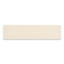 3x12 Riva Beveled Ivory Glass Tile Final Sale