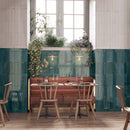 3x12 Carmen Blue Porcelain Polished Tile