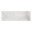 4x12 Antonella White Onyx Porcelain Polished Tile