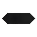 4x12 Pickett Black Ceramic Glossy Tile Final Sale