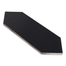 4x12 Pickett Black Ceramic Glossy Tile Final Sale