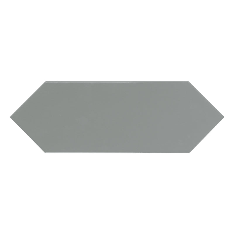 4x12 Picket Taylor Grey Ceramic Glossy Wall Tile