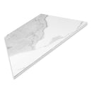 5x10 La Mallorca Milano Bianco Trapezoid Porcelain Polished Tile