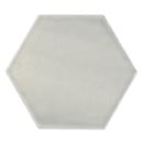 6" Ara Moda Hexagon Green Sage Glossy Pressed Glazed Ceramic Wall Tile