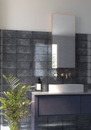 6x12 Iris Azul Porcelian Polished Tile Final Sale