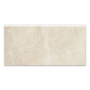 3x6 Klasiko Light Beige Porcelain Glossy Bullnose